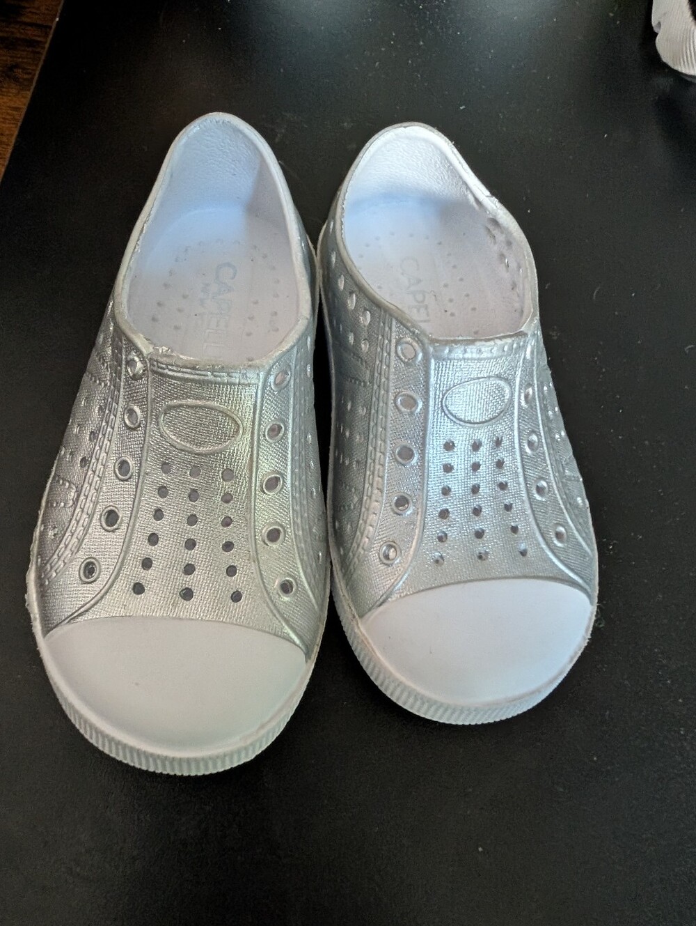 Kids Slip-On in Silver